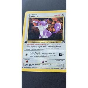RATTATA - 66/82 - Team Rocket - Pokemon Card - HP